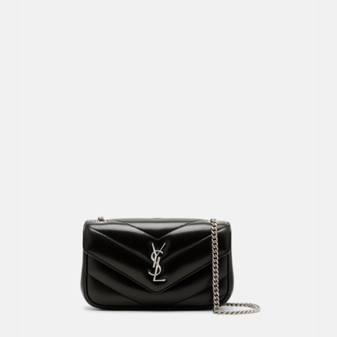 SAINT LAURENT Loulou Mini leather shoulder bag
