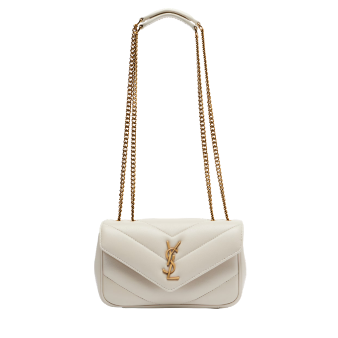  SAINT LAURENT Loulou Mini leather shoulder bag