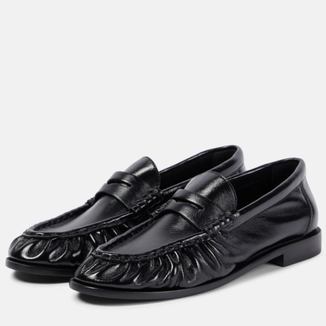 Saint Laurent Penny Loafers Black