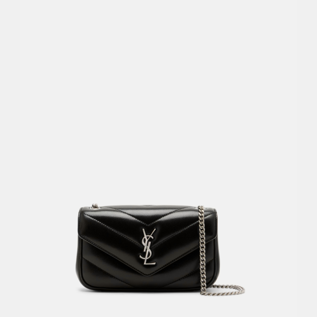SAINT LAURENT Loulou Mini leather shoulder bag