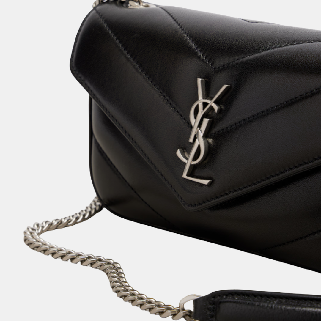 SAINT LAURENT Loulou Mini leather shoulder bag