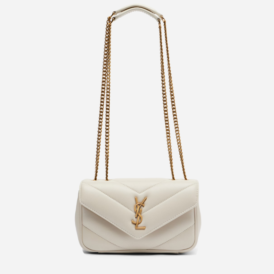  SAINT LAURENT Loulou Mini leather shoulder bag