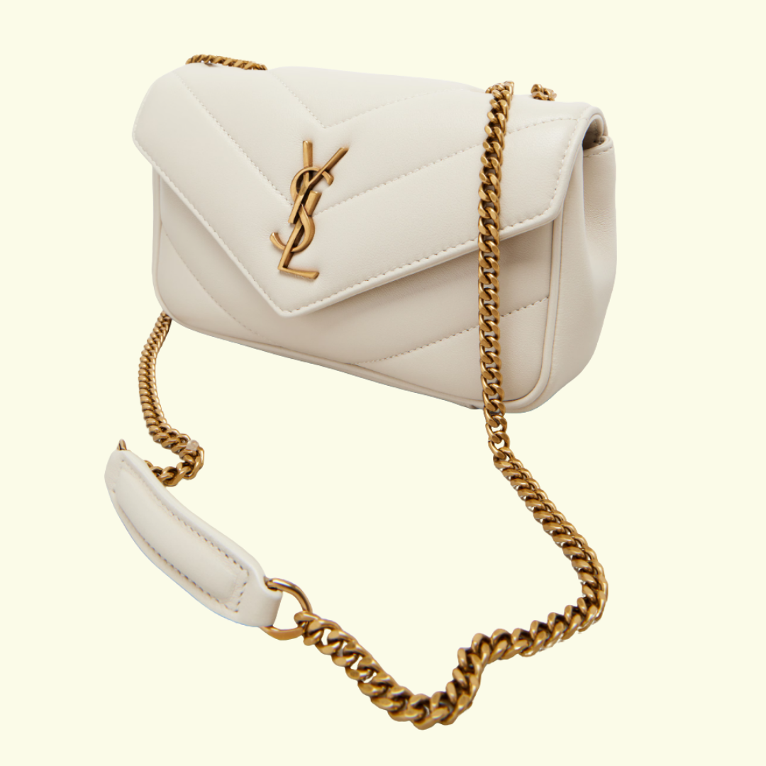  SAINT LAURENT Loulou Mini leather shoulder bag