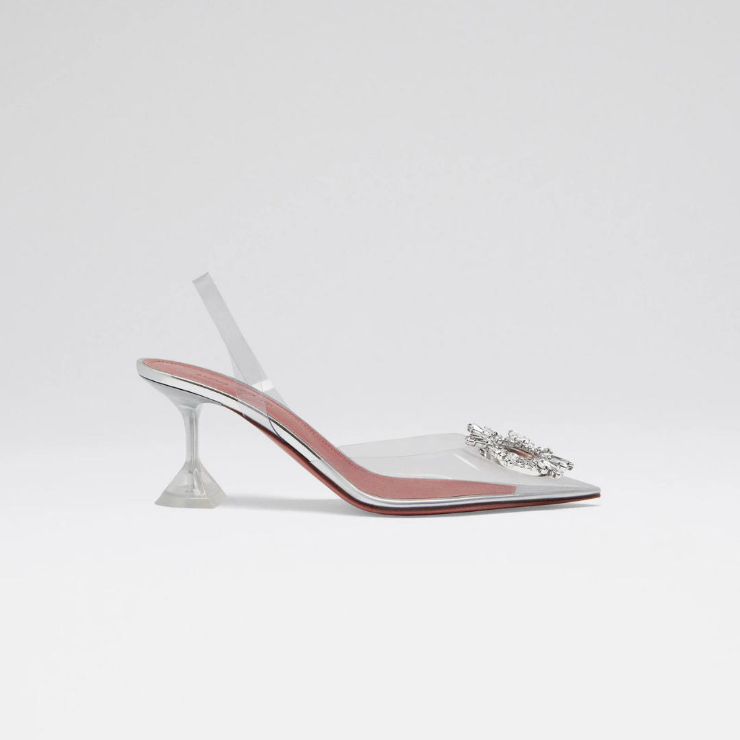 BEGUM GLASS SLINGBACKS 70 TRANSPARENT