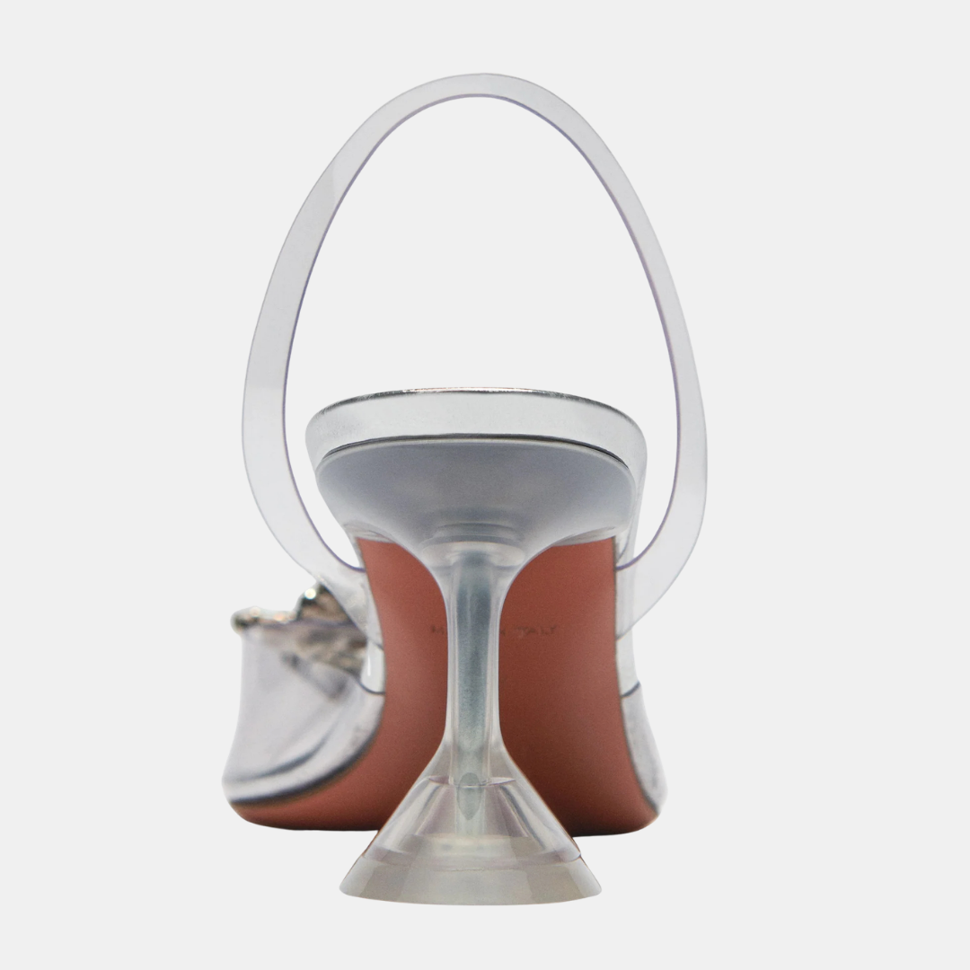 BEGUM GLASS SLINGBACKS 70 TRANSPARENT