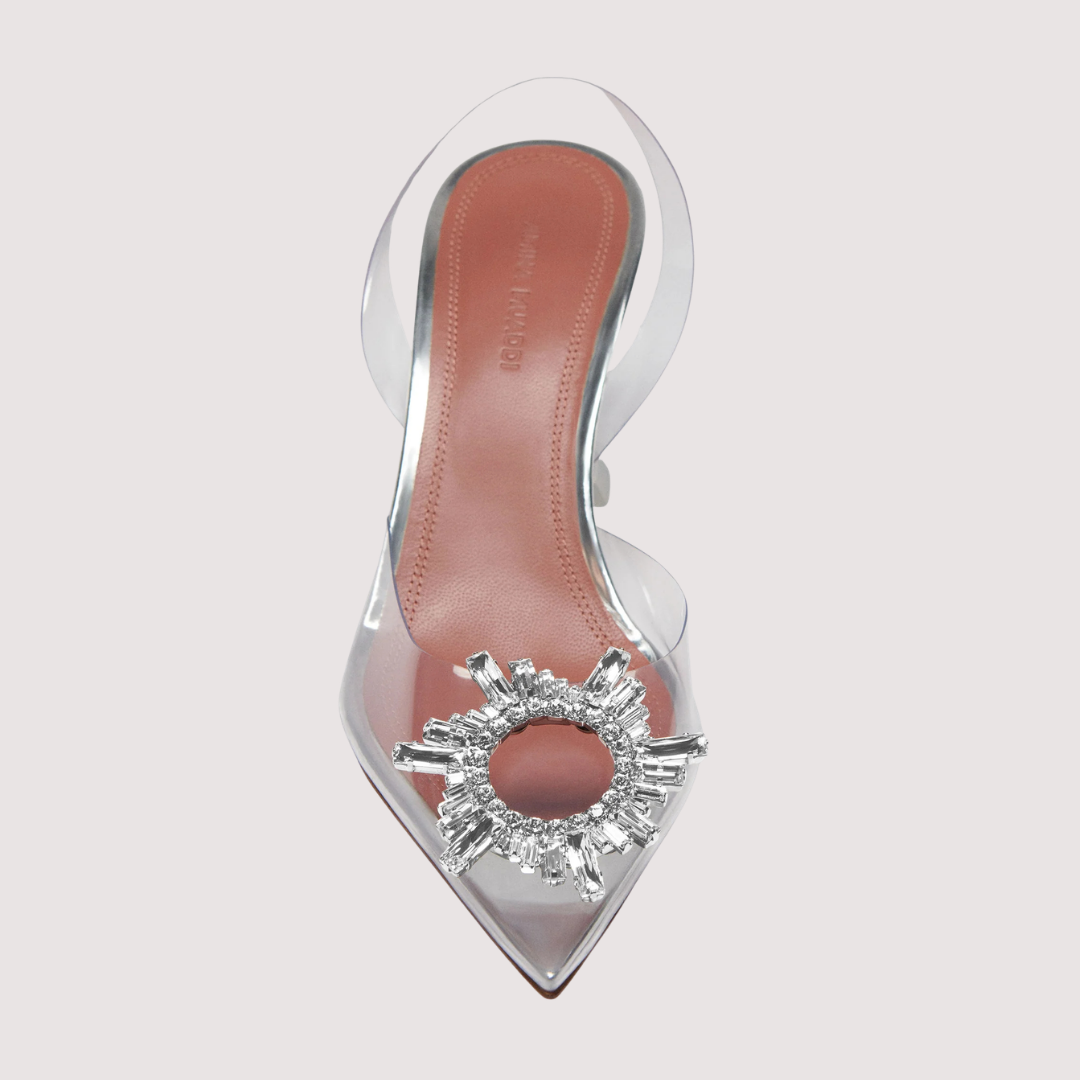 BEGUM GLASS SLINGBACKS 70 TRANSPARENT