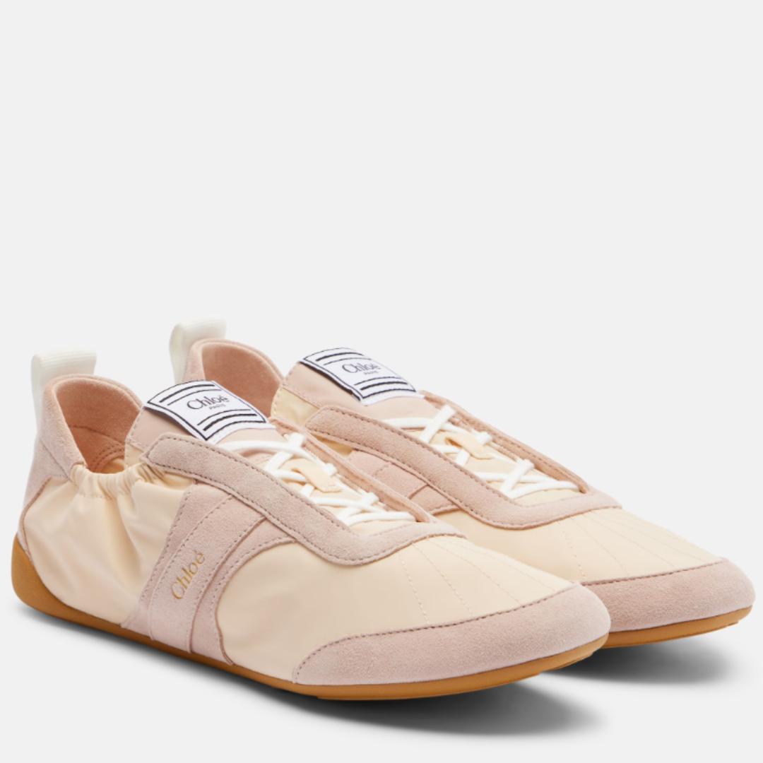 Chloé Kick Sneakers Blushy Beige