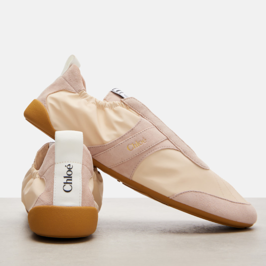 Chloé Kick Sneakers Blushy Beige