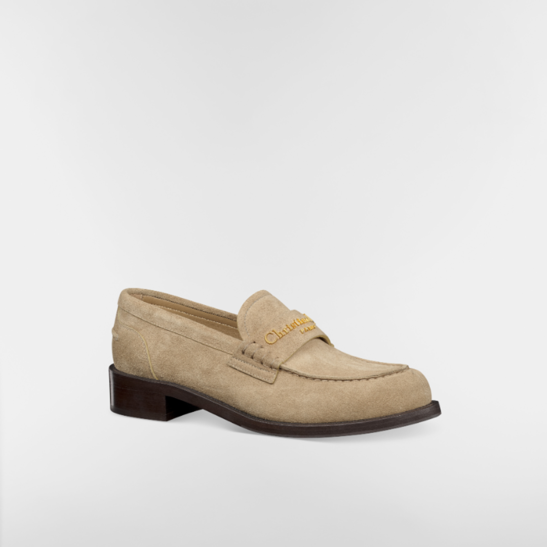 Dior Boy Loafers Suede Beige