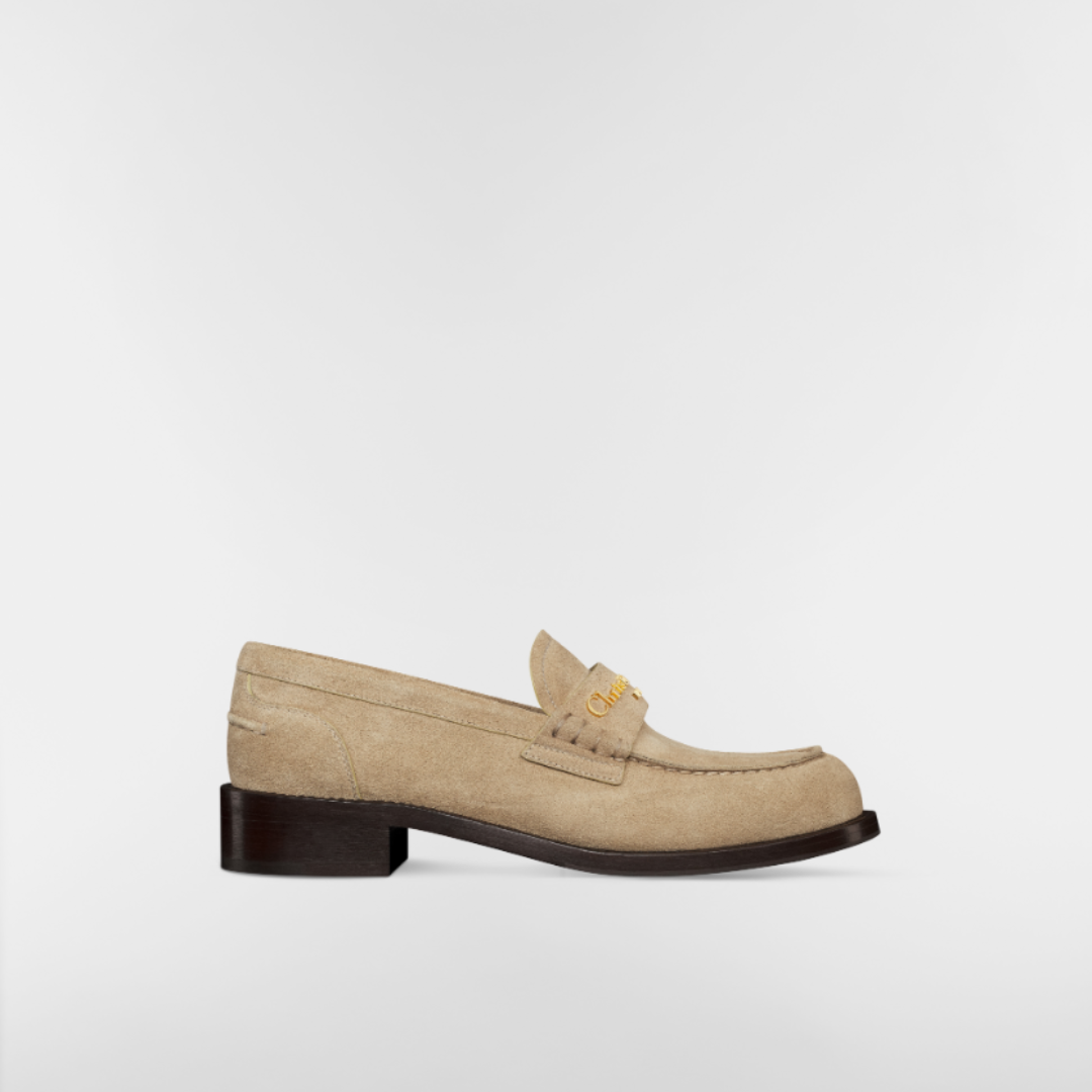 Dior Boy Loafers Suede Beige